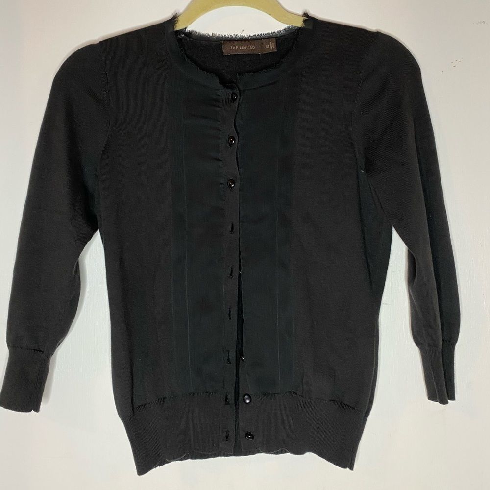The Limited black cardigan with details size XS
